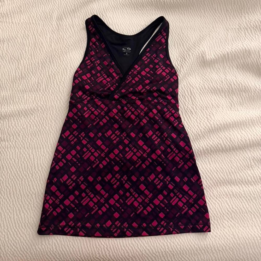 Pink and black champion sportswear